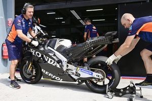 Moto del equipo Repsol Honda