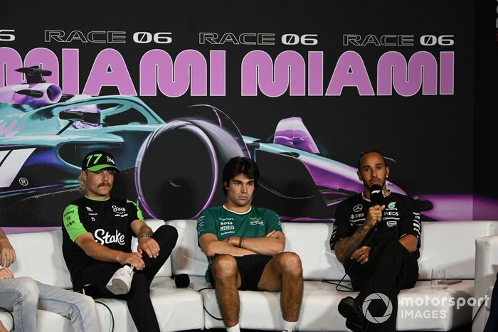 Valtteri Bottas, Stake F1 Team Kick Sauber, Lance Stroll, Aston Martin F1 Team, Lewis Hamilton, Mercedes-AMG F1 Team 