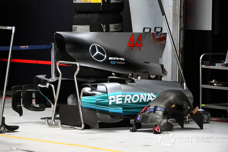 Mercedes F1 W08: Motorhaube