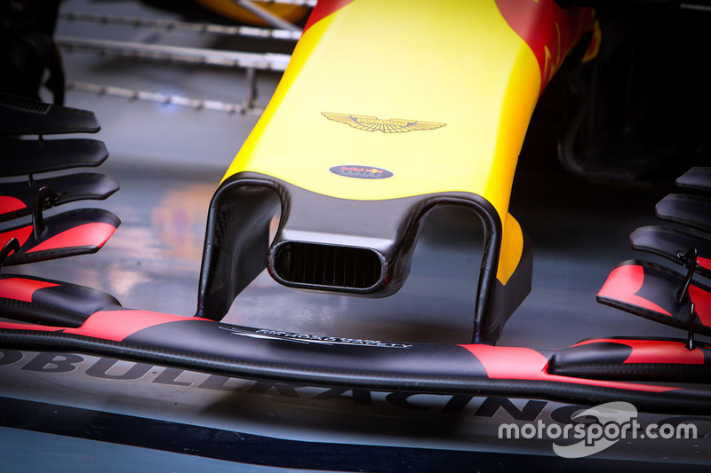 Red Bull Racing RB13, detalle de la nariz