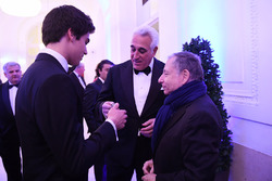 Lance Stroll, Lawrence Stroll, FIA-Präsident Jean Todt