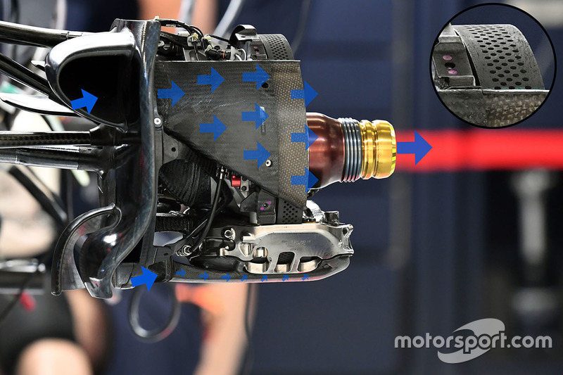 Red Bull Racing RB13: Radnabe Vorderrad