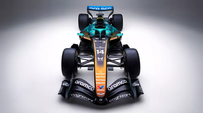 Decoración de Aston Martin para Mónaco