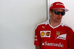 Kimi Raikkonen, Ferrari on the drivers parade