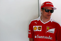 Kimi Raikkonen, Ferrari on the drivers parade