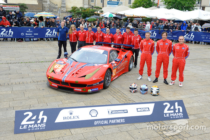 #62 Scuderia Corsa Ferrari 458 Italia: Bill Sweedler, Jeff Segal, Townsend Bell