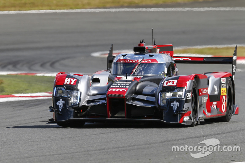 #8 Audi Sport Team Joest Audi R18 e-tron quattro: Lucas di Grassi, Loic Duval, Oliver Jarvis