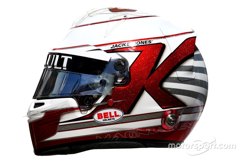 Il casco di Kevin Magnussen, Renault Sport F1 Team