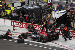 Robert Wickens, Schmidt Peterson Motorsports Honda, pit stop