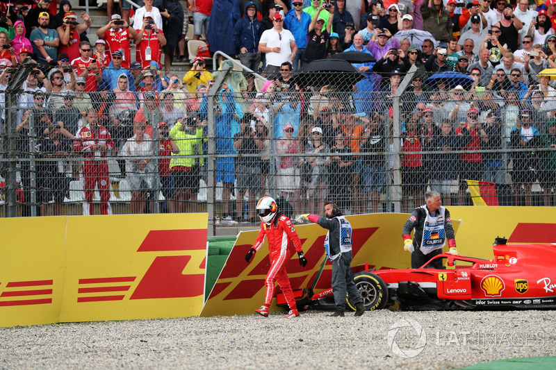 Accidente de Sebastian Vettel, Ferrari SF71H