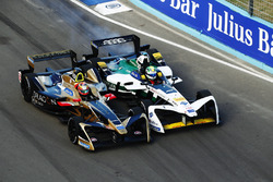 Jean-Eric Vergne, Techeetah, en lutte avec Lucas di Grassi, Audi Sport ABT Schaeffler