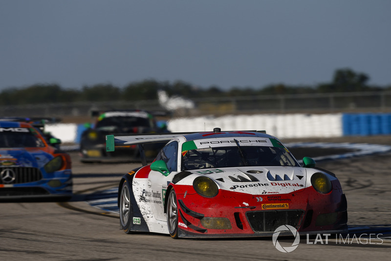 #58 Wright Motorsports Porsche 911 GT3 R, GTD: Patrick Long, Christina Nielsen, Robert Renauer, Mathieu Jaminet