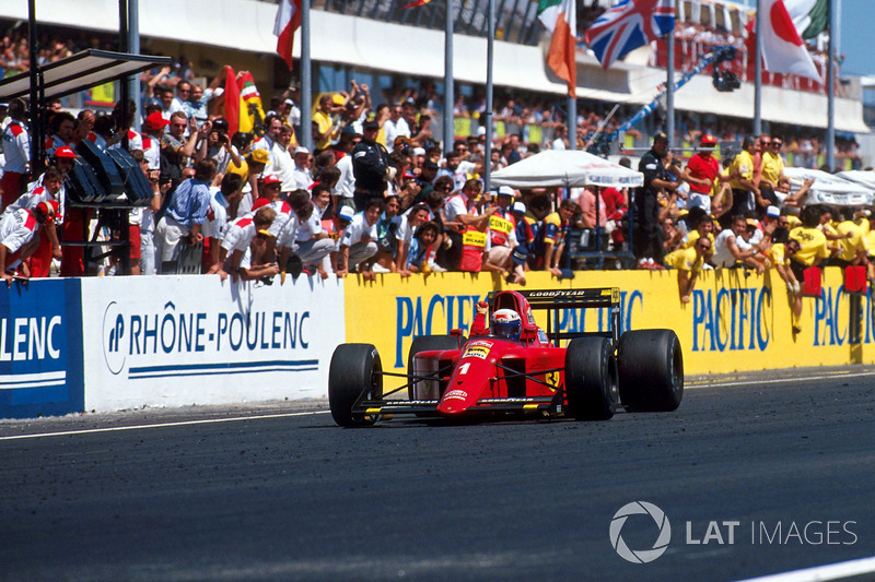 Alain Prost, Ferrari 641, vainqueur