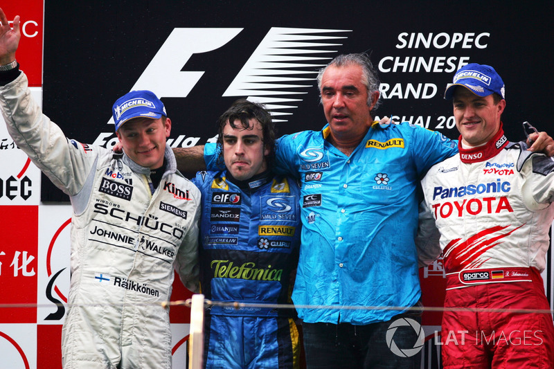 2005. Подіум: 1. Фернандо Алонсо, Renault. 2. Кімі Райкконен, McLaren. 3. Ральф Шумахер, Toyota