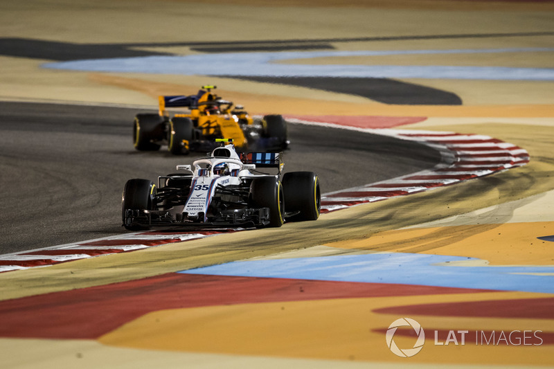 Sergey Sirotkin, Williams FW41 Mercedes, Stoffel Vandoorne, McLaren MCL33 Renault