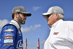 Jimmie Johnson, Hendrick Motorsports Chevrolet and Rick Hendrick