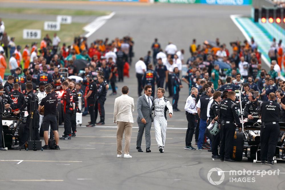 Javier Bardem y Brad Pitt en la parrilla de salida