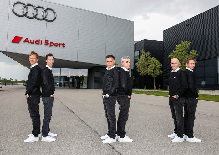 Mattias Ekström, Emil Bergkvist, Lucas Cruz, Carlos Sainz, Stéphane Peterhansel, Édouard Boulanger, Audi Sport