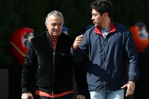 Jean Alesi in the Paddock 