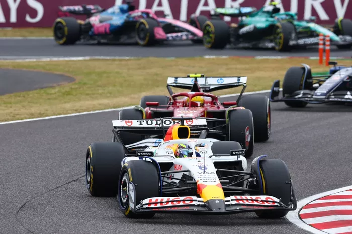 Lewis Hamilton, Ferrari, Isack Hadjar, Racing bulls Team