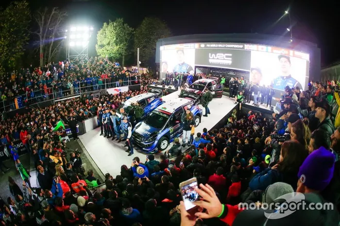 Teemu Suninen, Marko Salminen, M-Sport Ford WRT Ford Fiesta WRC, Elfyn Evans, Scott Martin, M-Sport Ford WRT Ford Fiesta WRC, Lorenzo Bertelli, Simone Scattolin, M-Sport Ford WRT Ford Fiesta WRC