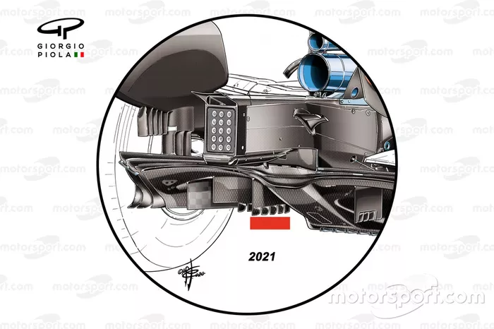 La Ferrari SF1000, con el difusor según normas de 2021