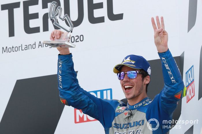 Podio: tercer lugar Joan Mir, Team Suzuki MotoGP