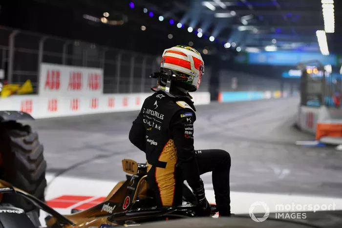 El coche dañado de Antonio Felix Da Costa, DS Techeetah