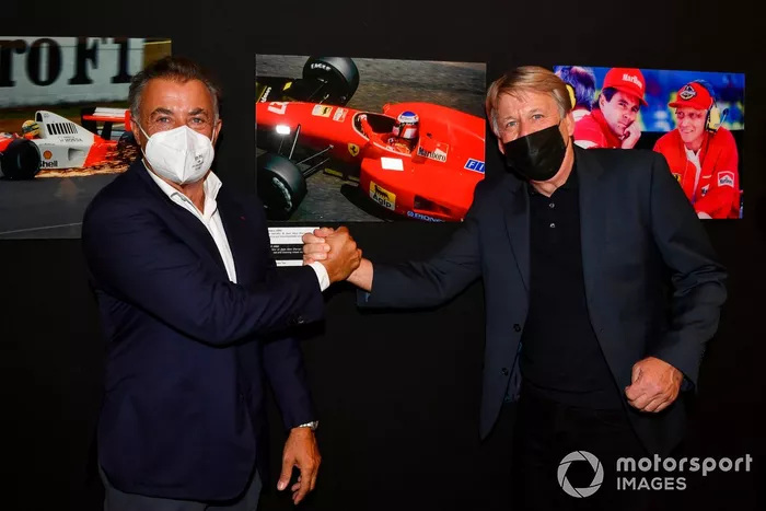 Jean Alesi and Steven Tee