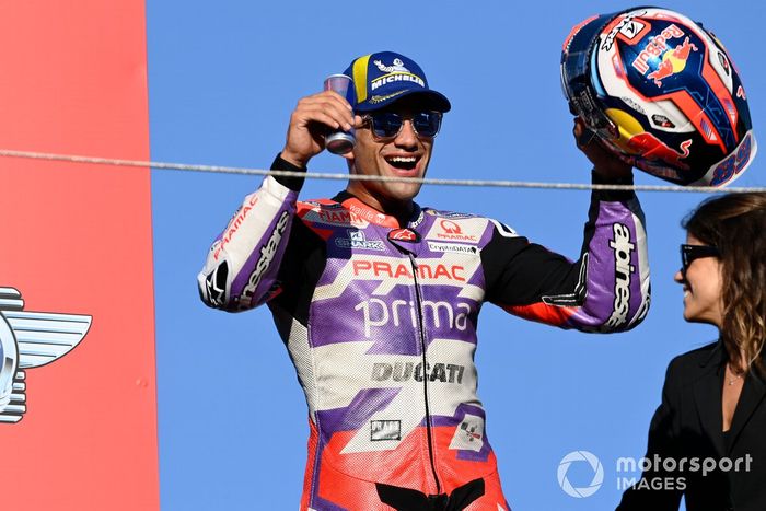 Podio: tercer lugar Jorge Martín, Pramac Racing 