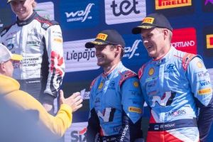 Podio: Ott Tänak, Martin Järveoja, Hyundai World Rally Team Hyundai i20 N Rally1