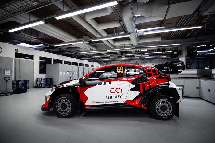 Ozdoby Toyota Racing na Rajd Finlandii