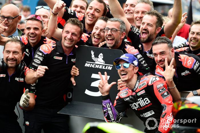 Tercer lugar Maverick Viñales, Aprilia Racing Team