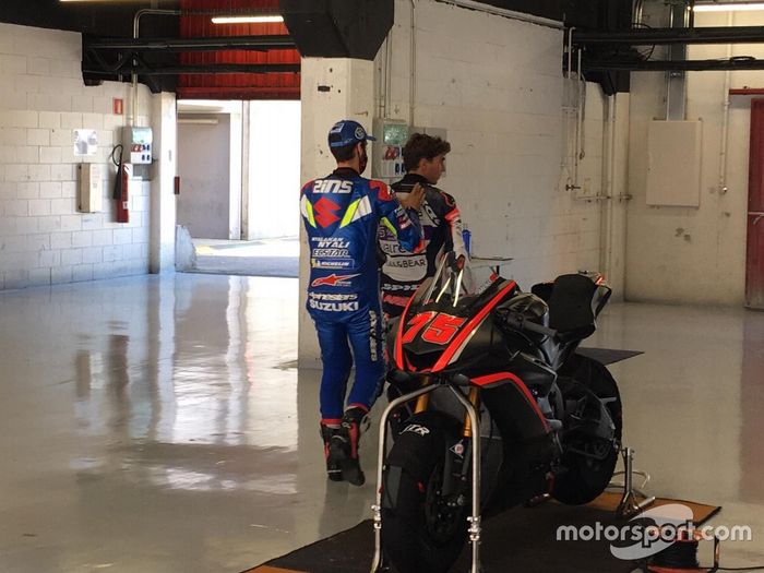 Alex Rins y Albert Arenas