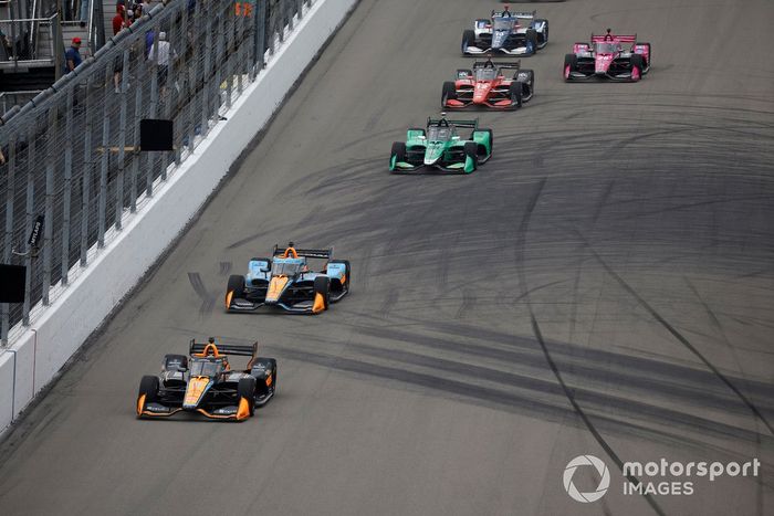 Patricio O'Ward, Arrow McLaren Chevrolet, Alexander Rossi, Arrow McLaren Chevrolet