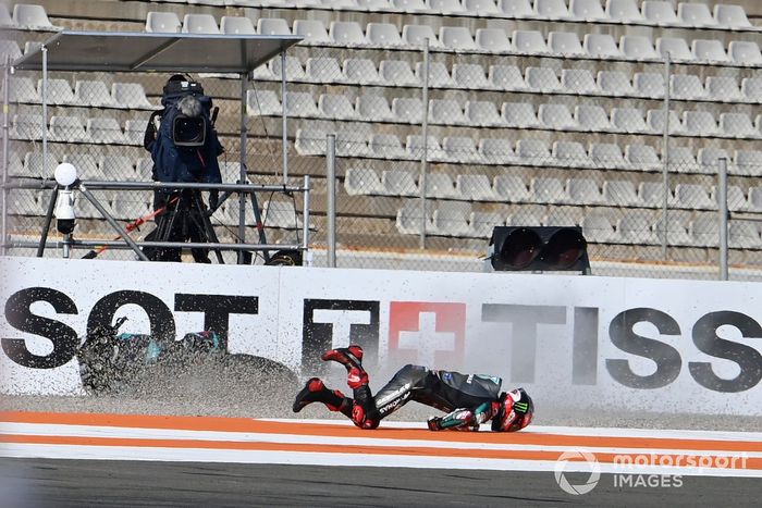 Caída de Fabio Quartararo, Petronas Yamaha SRT