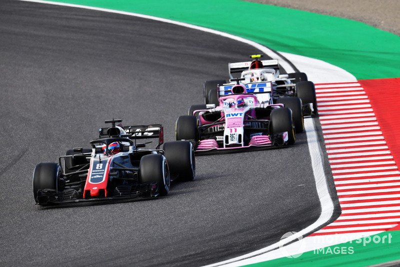 P8: Romain Grosjean, Haas F1 Team VF-18