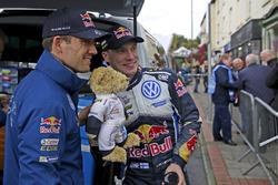 Sébastien Ogier, Volkswagen Polo WRC, Volkswagen Motorsport y Jari-Matti Latvala, Volkswagen Polo WR