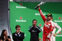 Podium: tercero, Sebastian Vettel, Ferrari