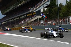 Felipe Massa, Williams FW38 at the start of the race