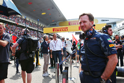 Кристиан Хорнер, руководитель Red Bull Racing на стартовой решетке