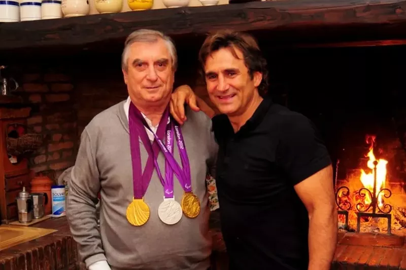 Il Dott. Claudio Costa e Alex Zanardi