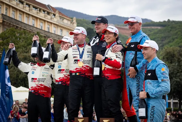 Takamoto Katsuta, Aaron Johnston, Toyota Gazoo Racing WRT, Sami Pajari, Marko Salminen, Toyota Gazoo Racing WRT2, Hayden Paddon, John Kennard, Hyundai World Rally Team