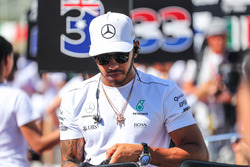 Lewis Hamilton, Mercedes AMG F1 on the drivers parade