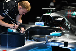 Mercedes-Benz F1 W08, with halo