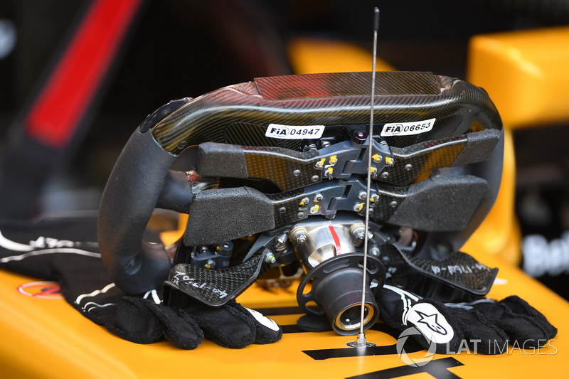 Renault Sport F1 Team RS17 steering wheel