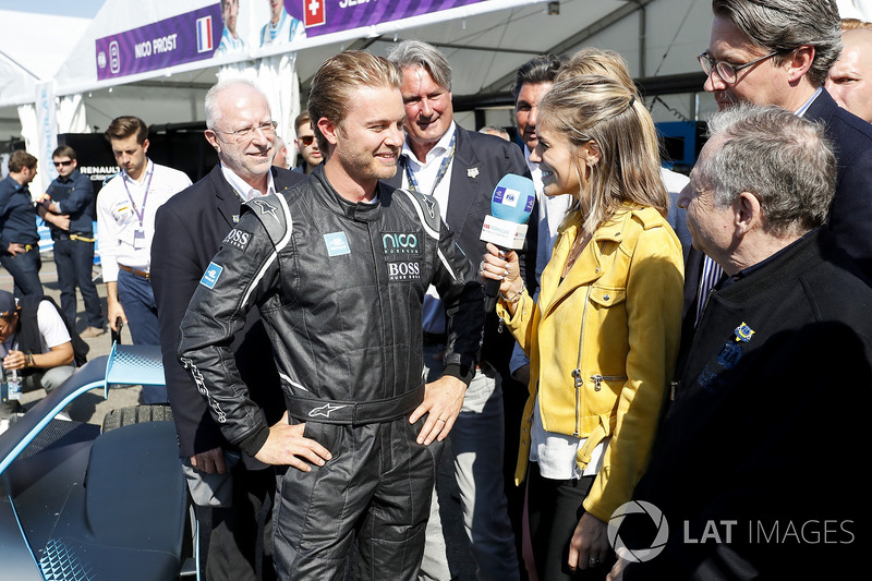 Nico Rosberg, Formula 1 World Champion, Formula E investor, with the new Gen2 Formula E Car