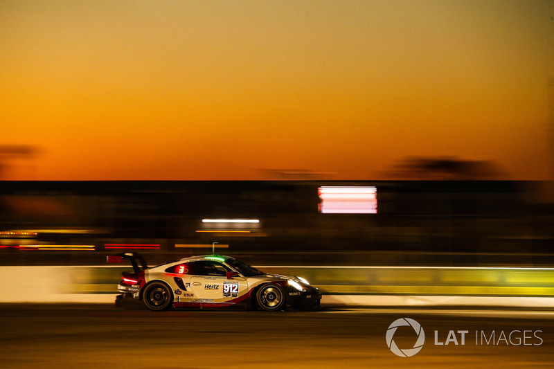 #912 Porsche Team North America Porsche 911 RSR, GTLM: Gianmaria Bruni, Laurens Vanthoor, Earl Bamber