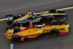 James Hinchcliffe, Schmidt Peterson Motorsports Honda, Ryan Hunter-Reay, Andretti Autosport Honda