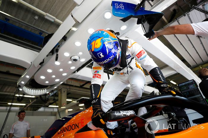 Fernando Alonso se sube al McLaren